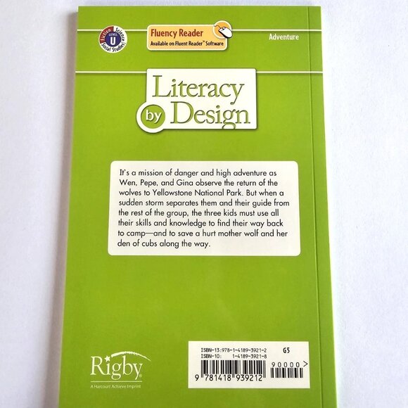 Lot of 2 Rigby Literacy by Design Level Grade 5 Fluency Reading Level U NEW - Picture 6 of 11